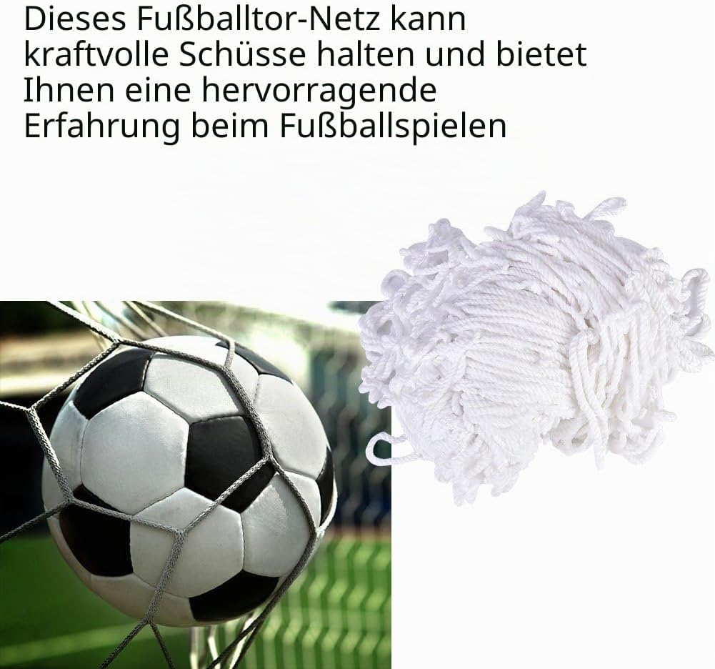 Handball tornetz tornetz 3x2m, Fussballtornetz Fussballtrainingsnetz Polypropylen Ersatznetz für Fus