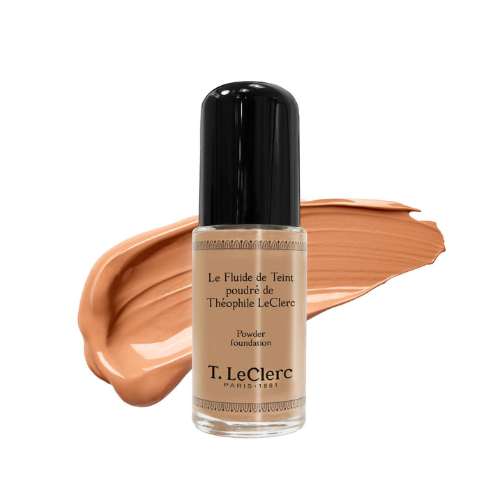 T. LeClerc Teintflüssigkeit, puderig, 06 Goldfarben, matt, vegan, dermatologisch getestet, goldfarbe