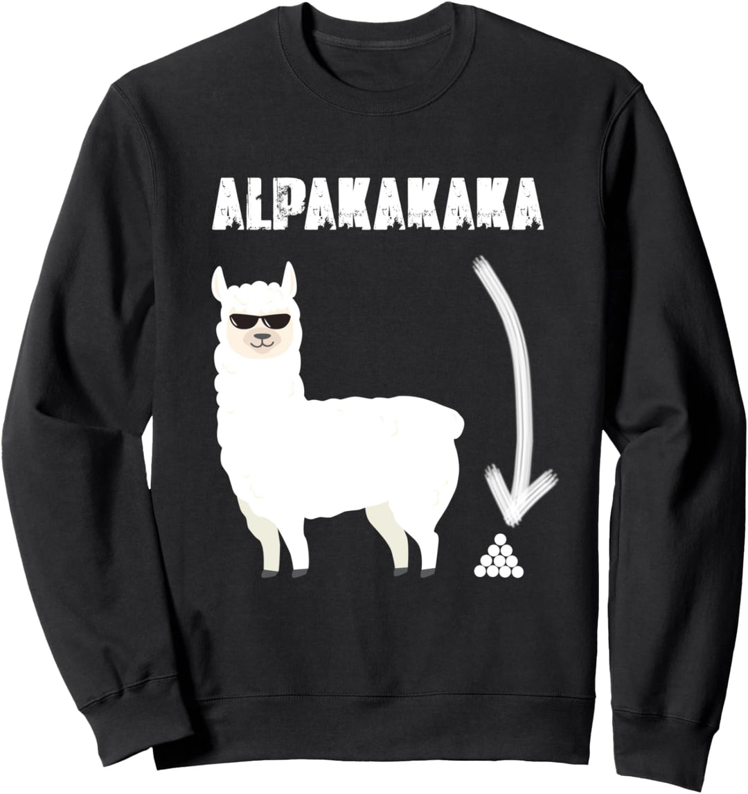 Lustige Alpaka Designs Sweatshirt