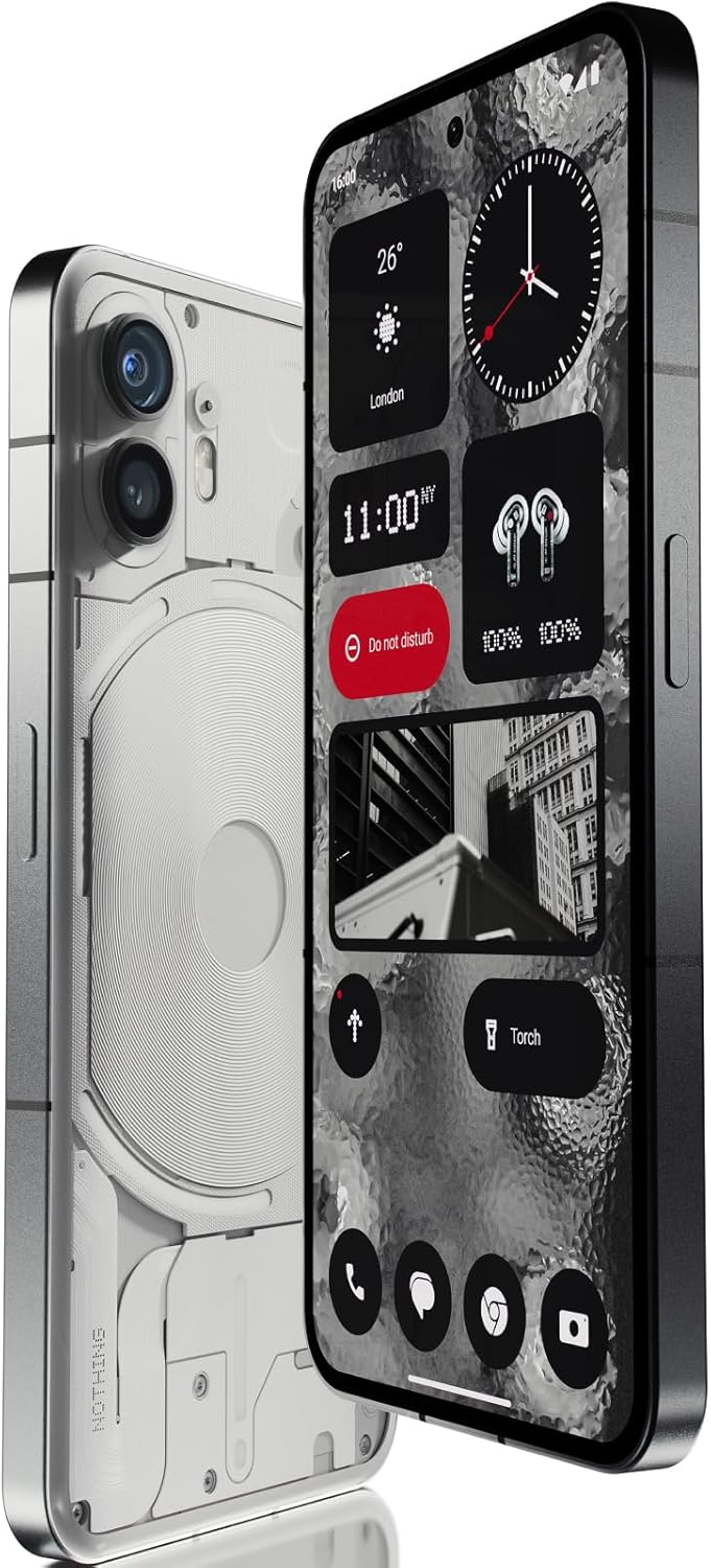 Nothing Phone (2) – 512 GB + 12 GB RAM, Glyph Interface, Nothing OS 2.0, 50-MP-Dual-Kamera, OIS, 6,7