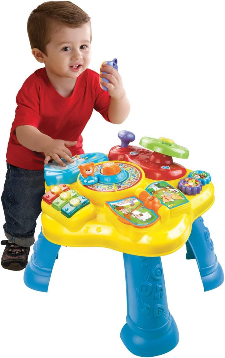 VTech Baby Abenteuer Spieltisch – Bunter Babyspieltisch mit 6 Spielfeldern und interaktiven Elemente
