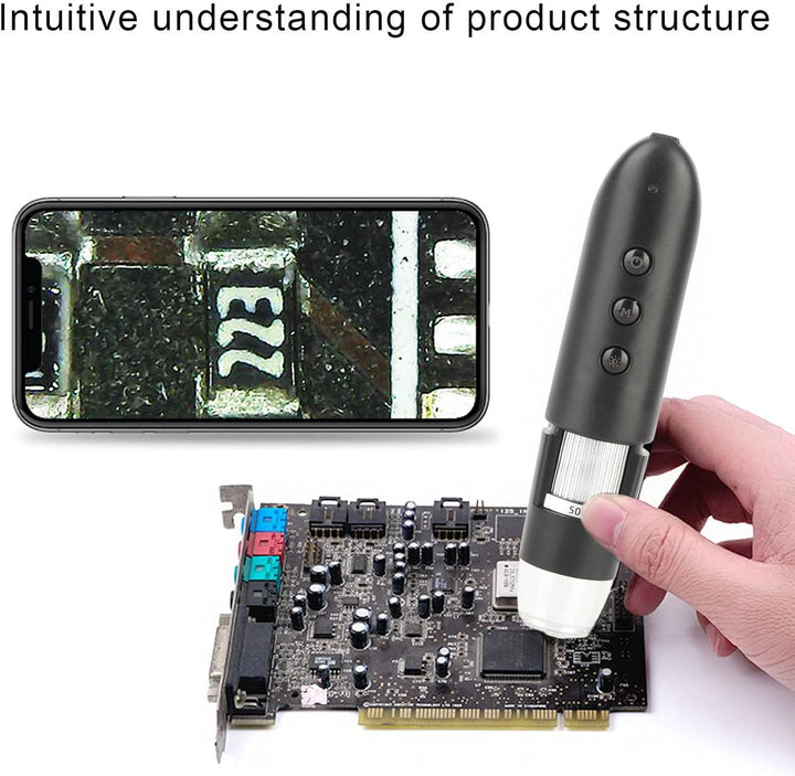 USB Haut Haar Kopfhaut Detektor, Mikroskop Haut Analyzer, WIFI 500X Scalp Follikel Detektor, Haut Ha