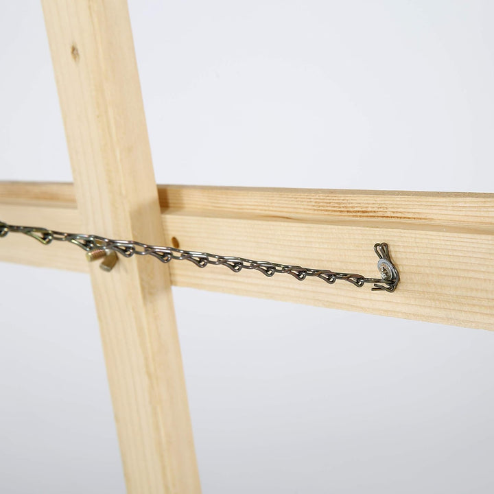 Holz-Staffelei Basic aus Kiefernholz 159 cm Gesamthöhe Künstler Staffelei höhenverstellbar