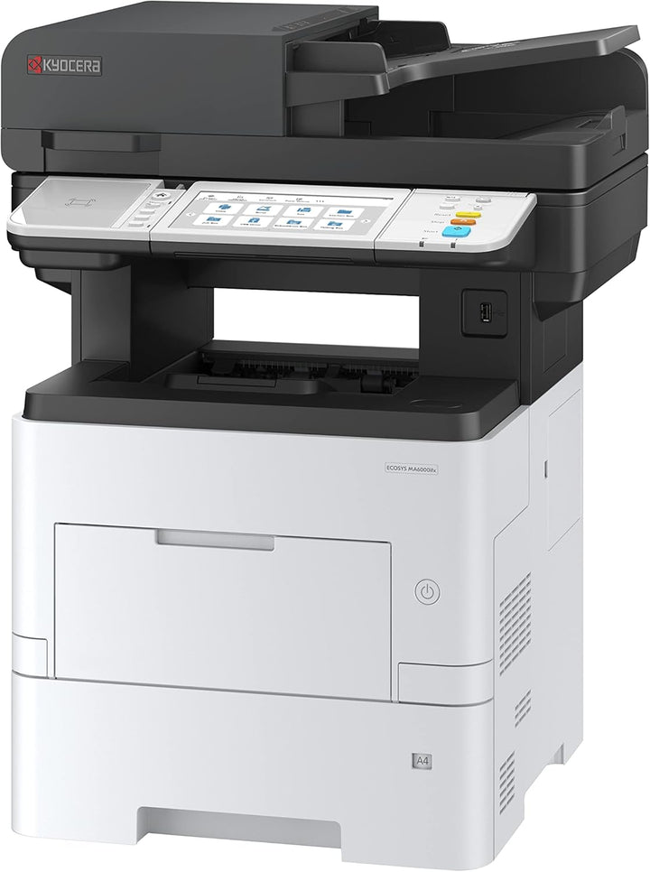 Kyocera Ecosys MA6000ifx Multifunktionsdrucker Schwarz Weiss, 60 Seiten pro Minute. Drucker Scanner
