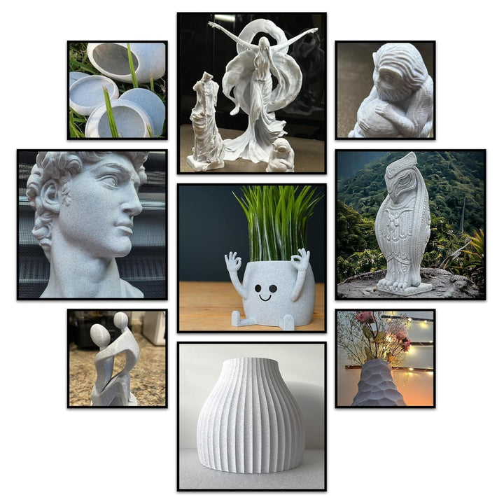 GEEETECH PLA Filament 1.75mm Marble, 3D Drucker PLA Filament 1kg Spool, like Marmor Marble Marble pl