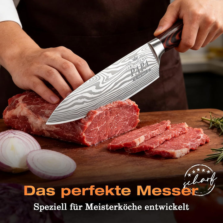 Chipate Vatertagsgeschenk für Papa, Küchenmesser Papa Geschenk, Geschenk Vatertag, Geschenke für Pap