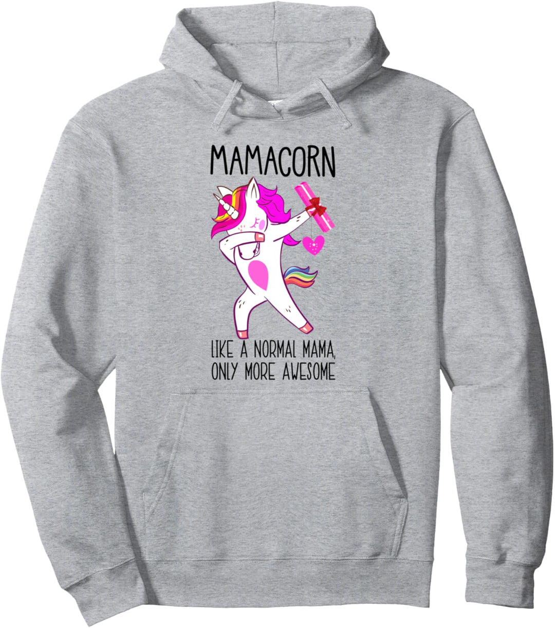 Mamacorn Unicorn Mama Funny Gifts for Mom Mother Mum Mommy Pullover Hoodie