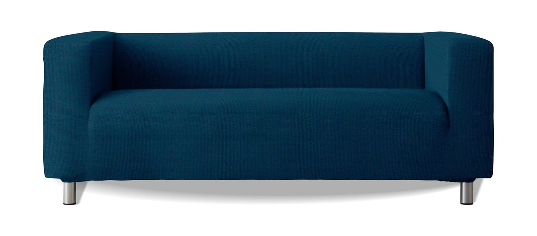Sofabezug Modell Klippan Hohe Armlehnen Sofa Stretch Soft New York - Farbe 04 Blau, Farbe 04 Blau