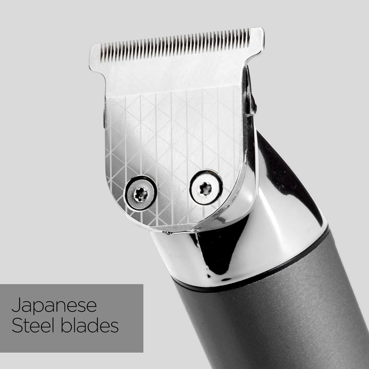 BaByliss Men Super-X Metal Series 15-in-1 Multitrimmer, Silber, Grau, Multi Trimmer