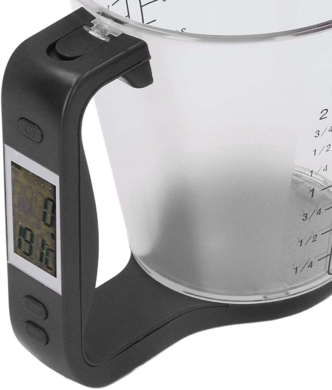 BORDSTRACT Digitale Messbecherwaage, Backwaage Flüssigkeitswaage, 1 kg Küchenwaage mit LCD-Display f