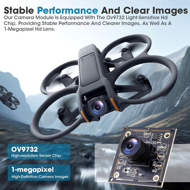 3 Stück Ov9732 Kameramodul 100°,1280X720 30Fps,USB2.0,Mit 2 M Kabel,Kompatibel Mit Autodart Kamerasy