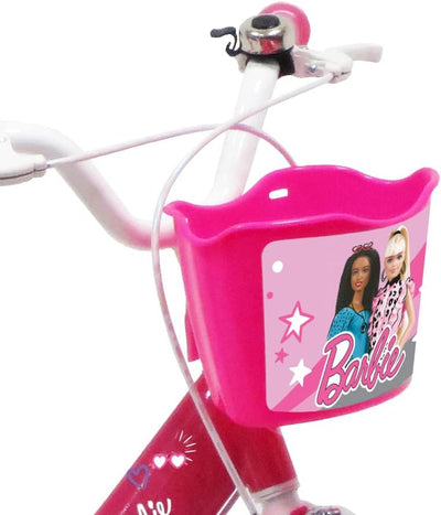 Barbie Babys (Mädchen) 22182 Fahrrad, Rosa/Weiss, 16"