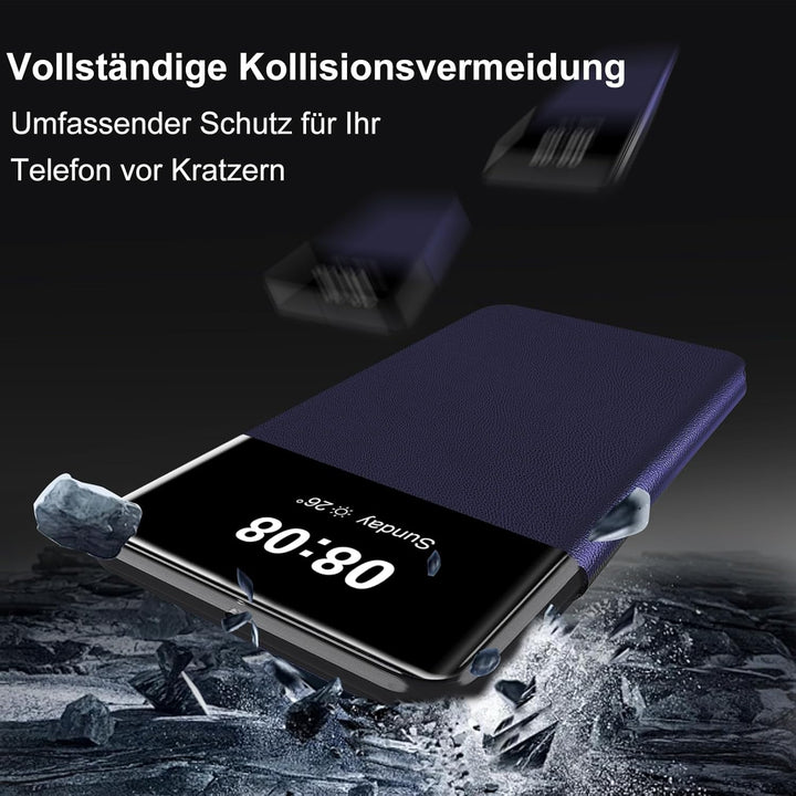 Wallet Case für Samsung Galaxy S20 Fe Hülle Clear View Handyhülle für Samsung S20 Fe Klapphülle Flip