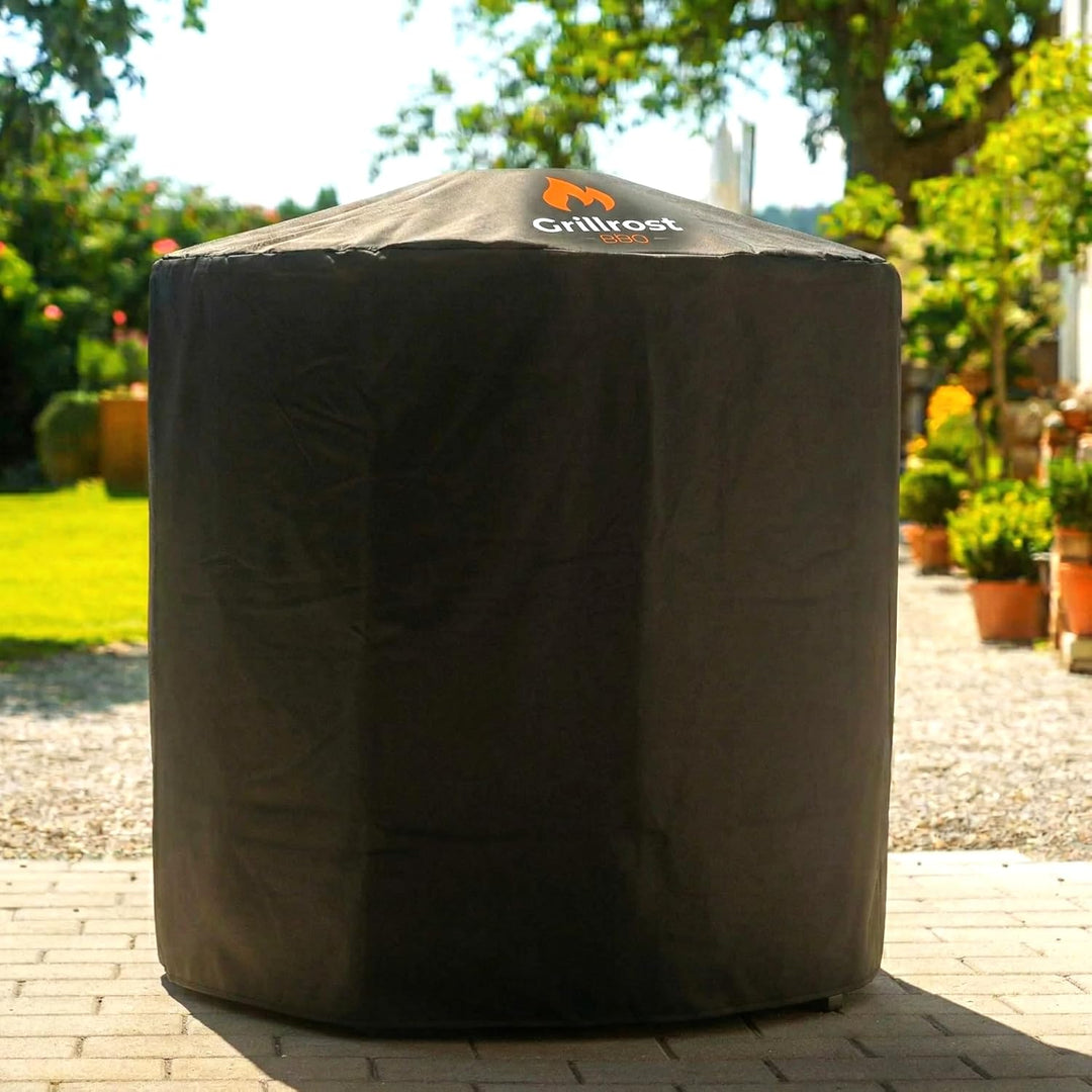 Grillrost.com Das Original 90er Abdeckhaube für den Feuerplattengrill &amp; alle Feuerplatten mit 90cm D