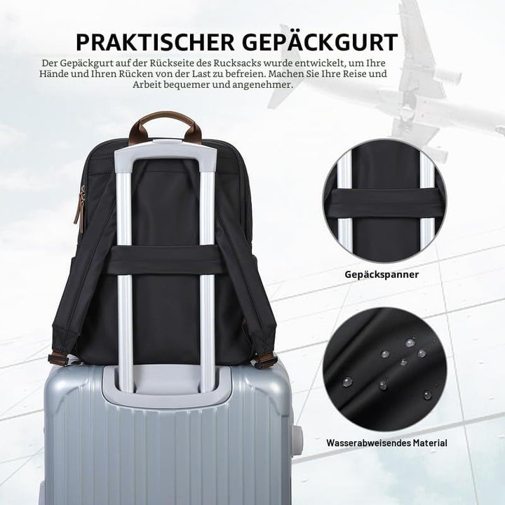 GOLF SUPAGS Laptop Rucksack Damen Elegant 14 Zoll Schulrucksack Herren Tagesrucksack Wasserdicht Sch