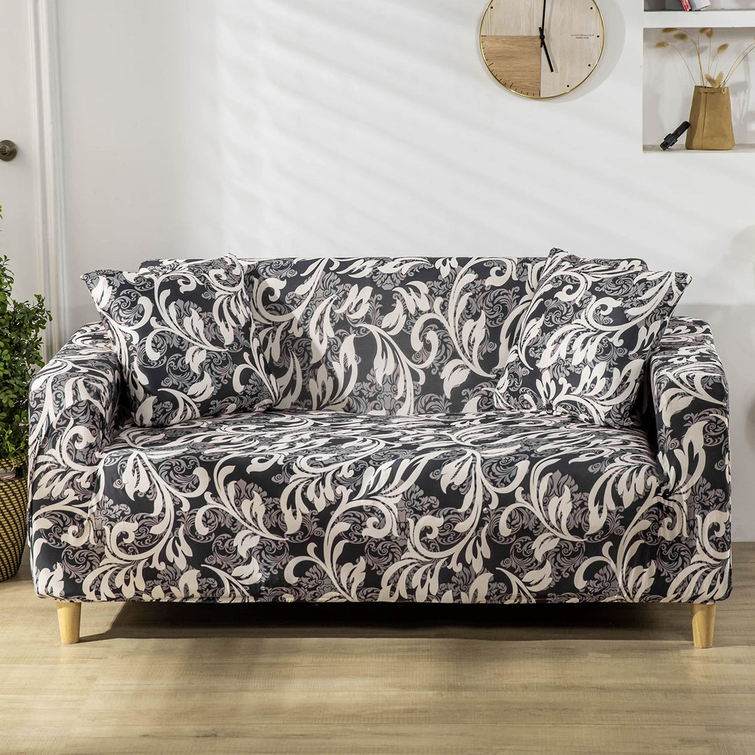 BOLUXIU Sofabezug, Stretch Sofabezug 1/2/3/4 Sitz Sofabezug Anti-Haustierkratzer Sofabezug passend f