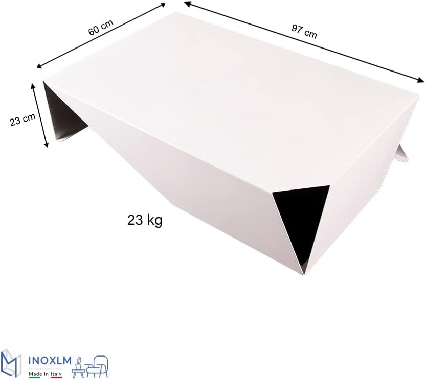 INOXLM Couchtisch Dion | Couchtisch | Couchtisch | Niedriger Design Tisch | Couchtisch Made in Italy