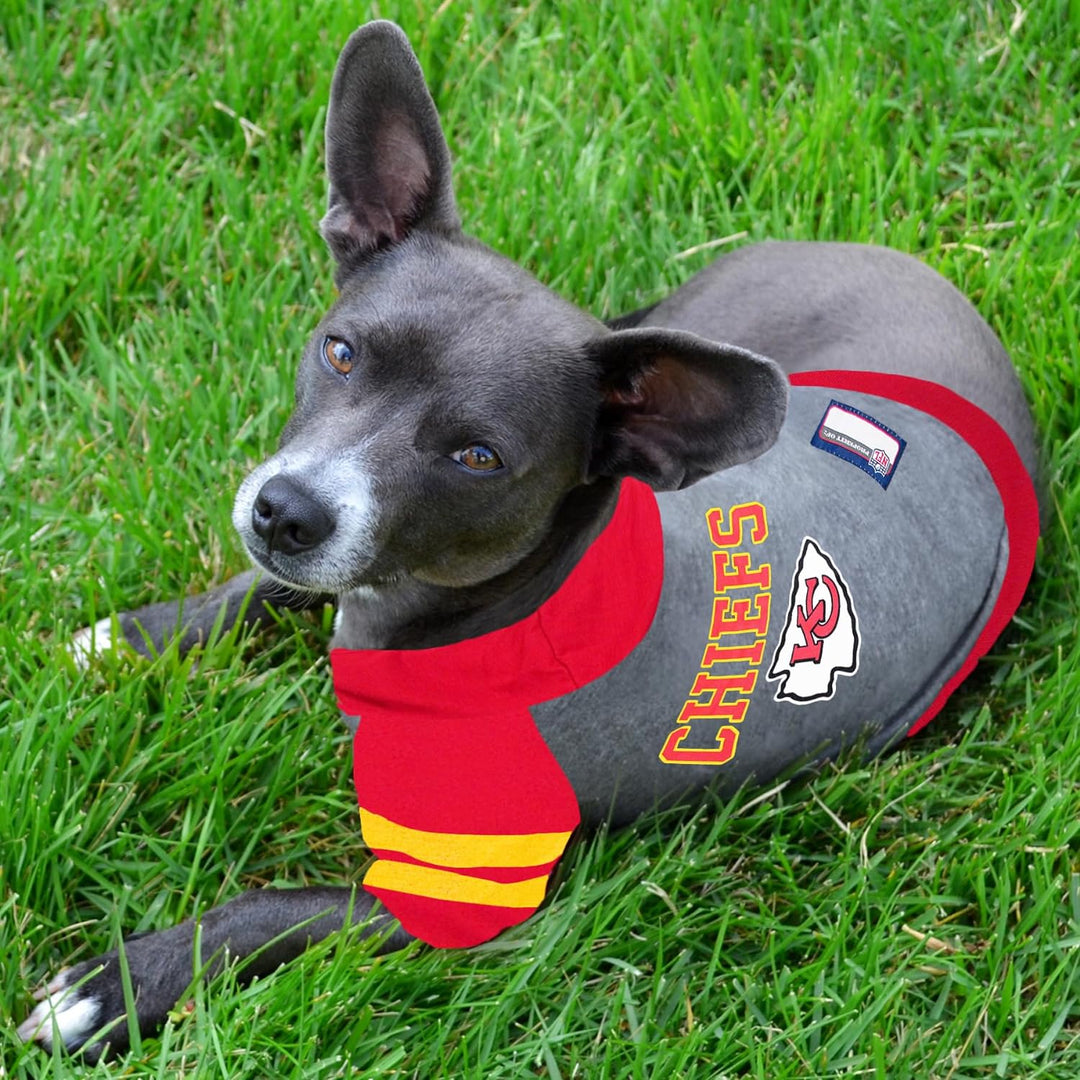Pets First KCC-4044-XS NFL Kansas City Chiefs Hoodie für Hunde & Katzen | NFL Football Licensed Dog