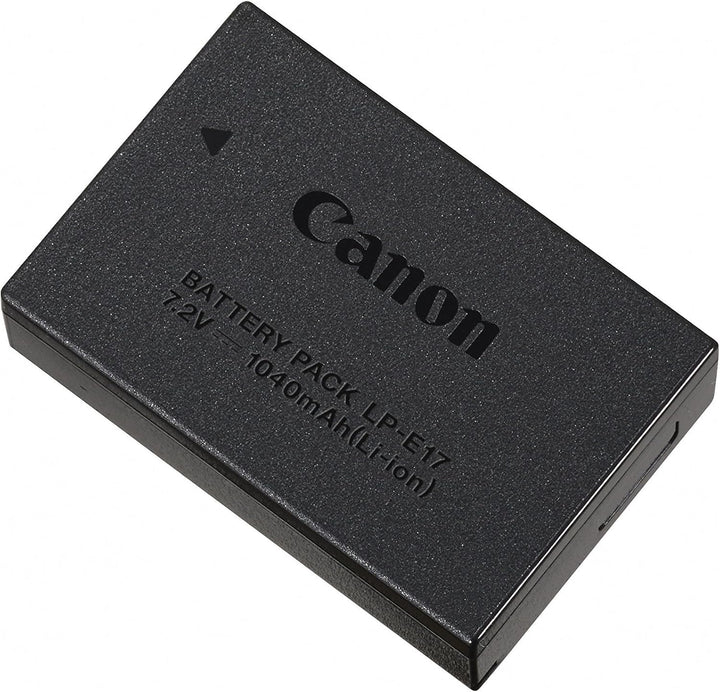 Canon EOS R100 Spiegellose Kamera + RF-S 18-45mm is STM Objektiv & 9967B002 Akku LP-E17, schwarz Bun