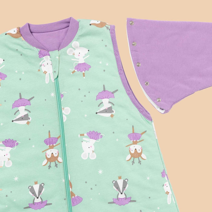 schlummersack Ganzjahres Babyschlafsack in 2.5 OG mit abnehmbaren Ärmeln - OEKTO-Tex