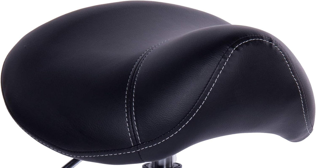 Sattelhocker Sattelstuhl MULY - Sitzhöhe bis ca. 74cm - ergonomischer Rollhocker Bürohocker Arzthock