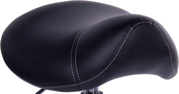 Sattelhocker Sattelstuhl MULY - Sitzhöhe bis ca. 74cm - ergonomischer Rollhocker Bürohocker Arzthock