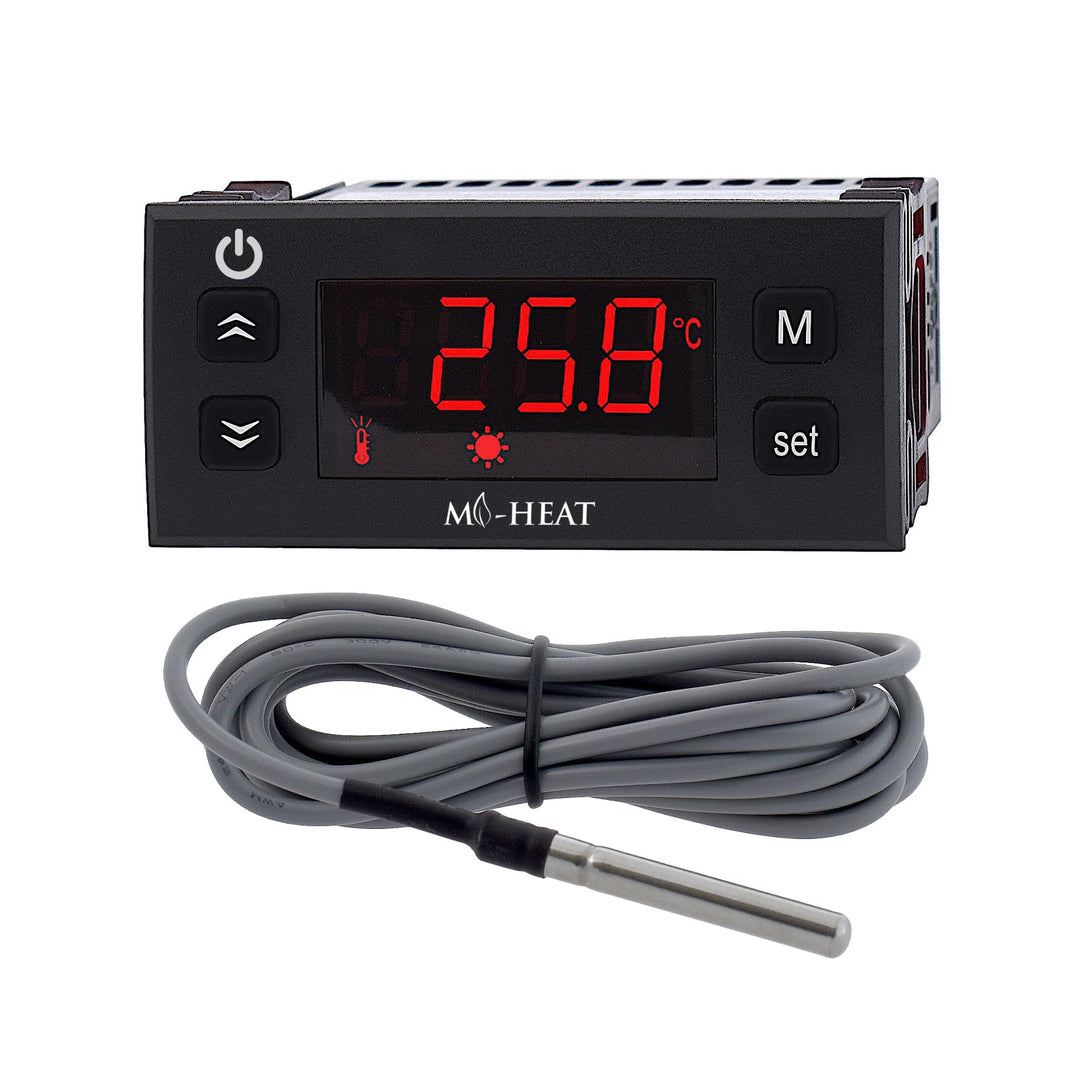 Mi-10 Thermostat zum Heizen + Kühlen12V Raum-Regler 20A Relais Thermostatregler