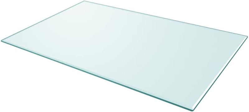 homiuse Tischplatte aus Gehärtetem Glas 1000x620 mm Transparent Rechteckig Desktop Gehärtetes Glas T
