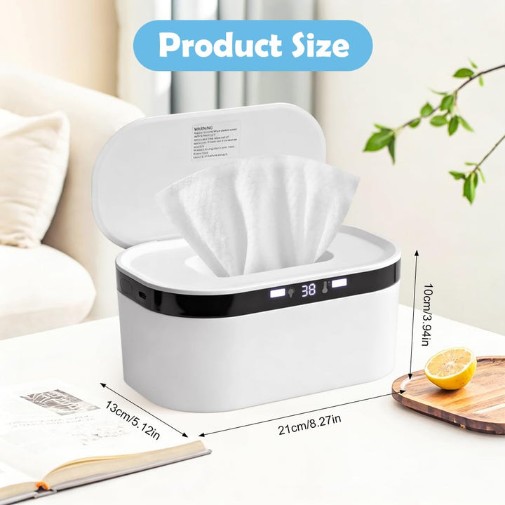 Tutamaz 10W Feuchttuch Wärmer, 3 Heizstufen Schnell, Baby Wischtuchwärmer, USB Wischtuchwärmer,Handt