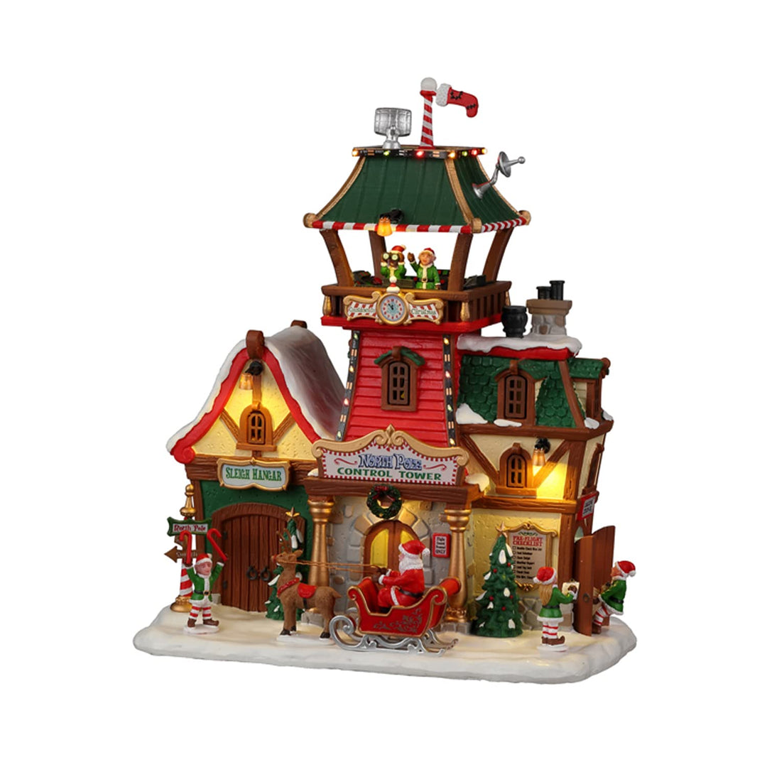 Lemax 25864-UK Santa's Wonderland Lighted Buildings: North Pole Control Tower