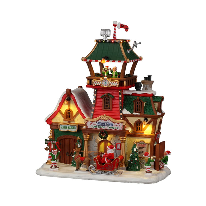 Lemax 25864-UK Santa's Wonderland Lighted Buildings: North Pole Control Tower