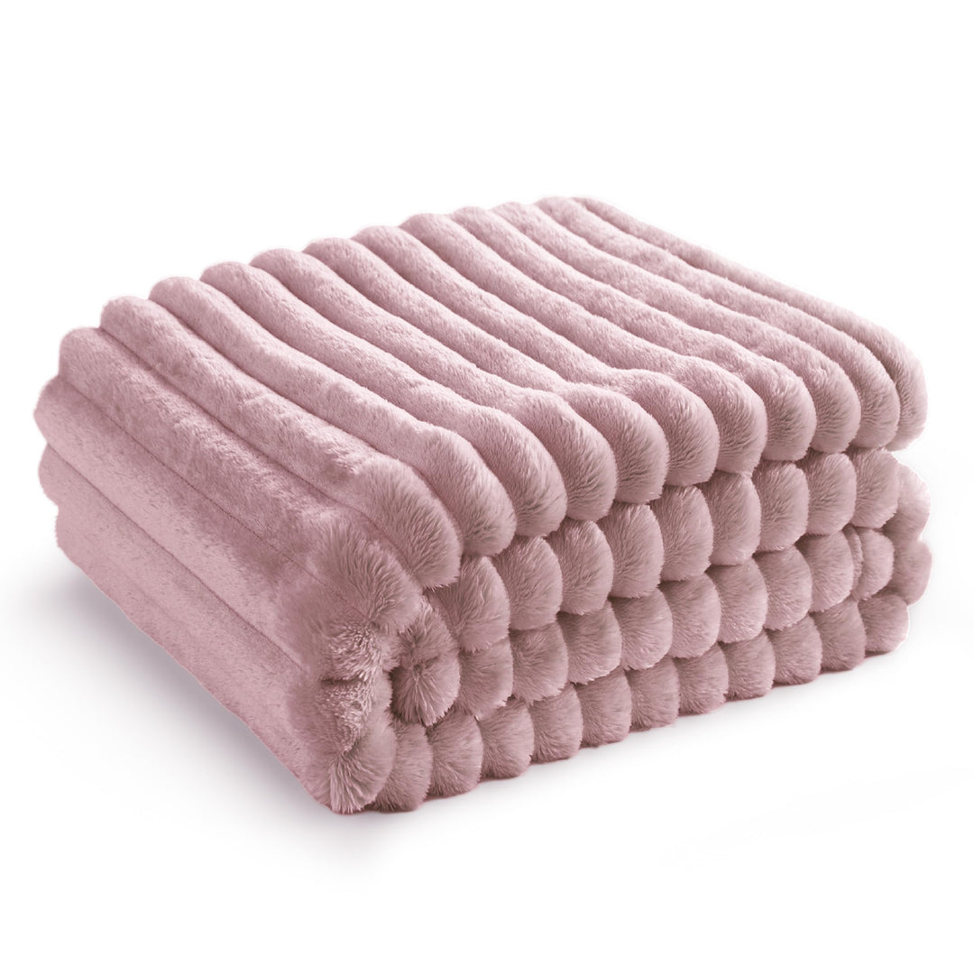 BEDSURE Kuscheldecke für Zimmer Deko - Wolldecke & Fleecedecke, Sofadecke, Weiche Warme Grobe Kordde