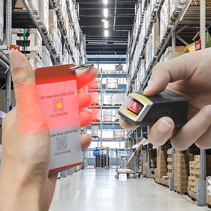 Handschuh-Barcode-Scanner 2D GS02 tragbarer Scannerleser IP65-Touch-Scanning NFC 2D-QR-Code-Scanner