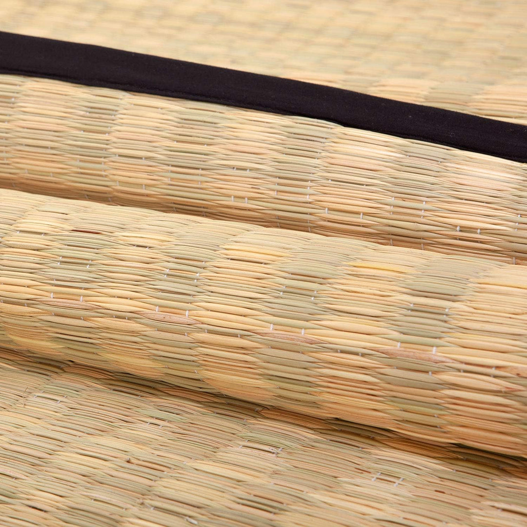 Bodhi Tatami Rollmatte | Japan-Stil | Nachhaltige Goza Matte aus haltbarem Igusa-Gras | Mit Baumwoll