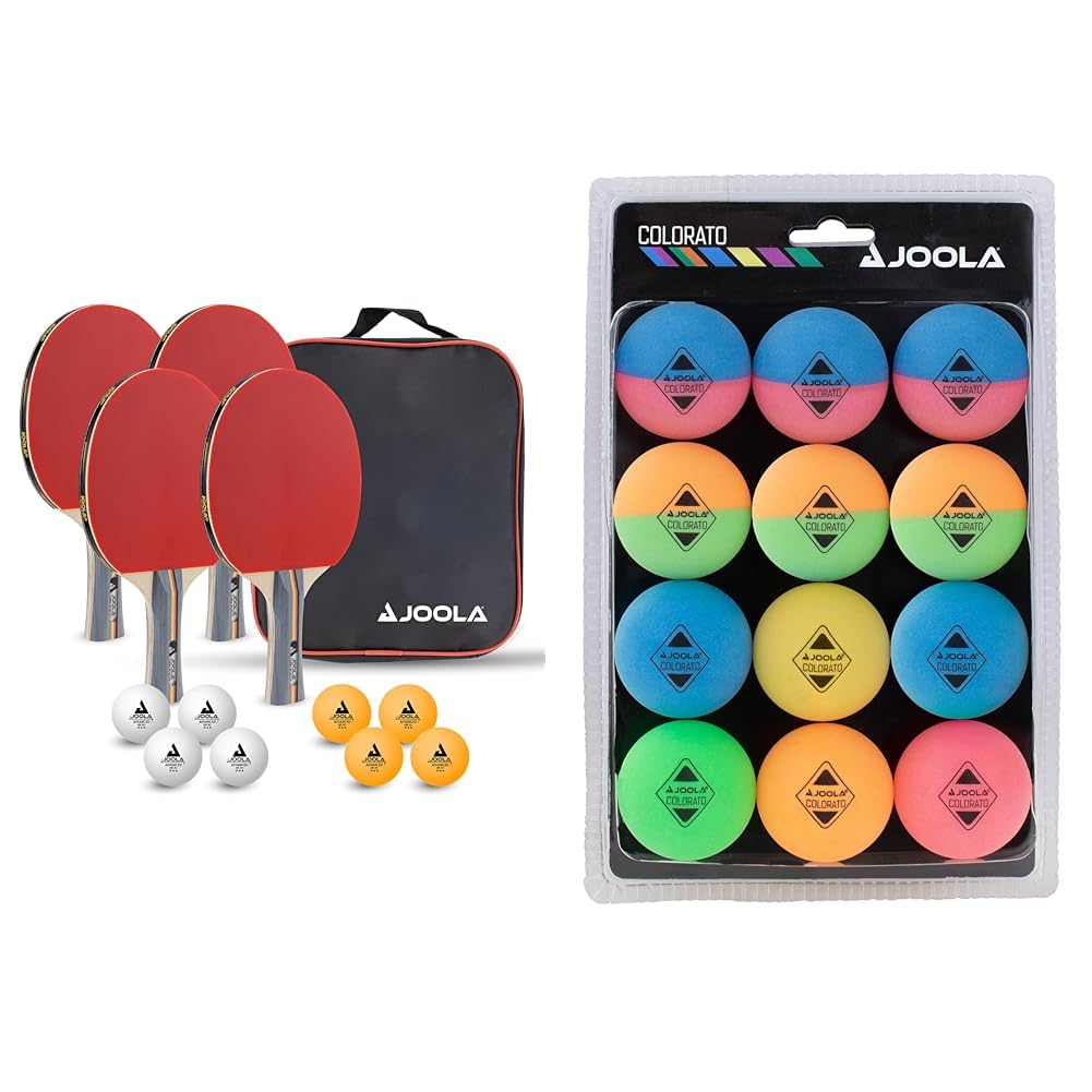 JOOLA Tischtennis-Set Team School Bundle mit Ballset, Bundle mit Ballset