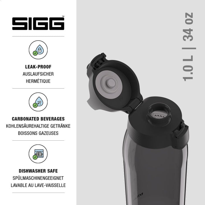 SIGG - Tritan Trinkflasche - Total Color ONE ONE - Für Kohlensäurehaltige Getränke Geeignet - Spülma