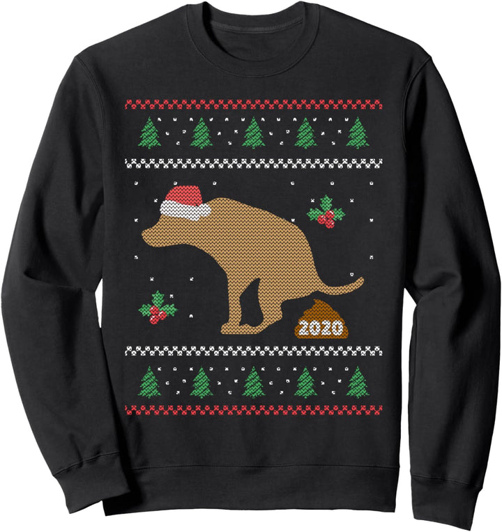 Ugly Christmas Look Weihnachten Hunde Hundebesitzer Geschenk Sweatshirt