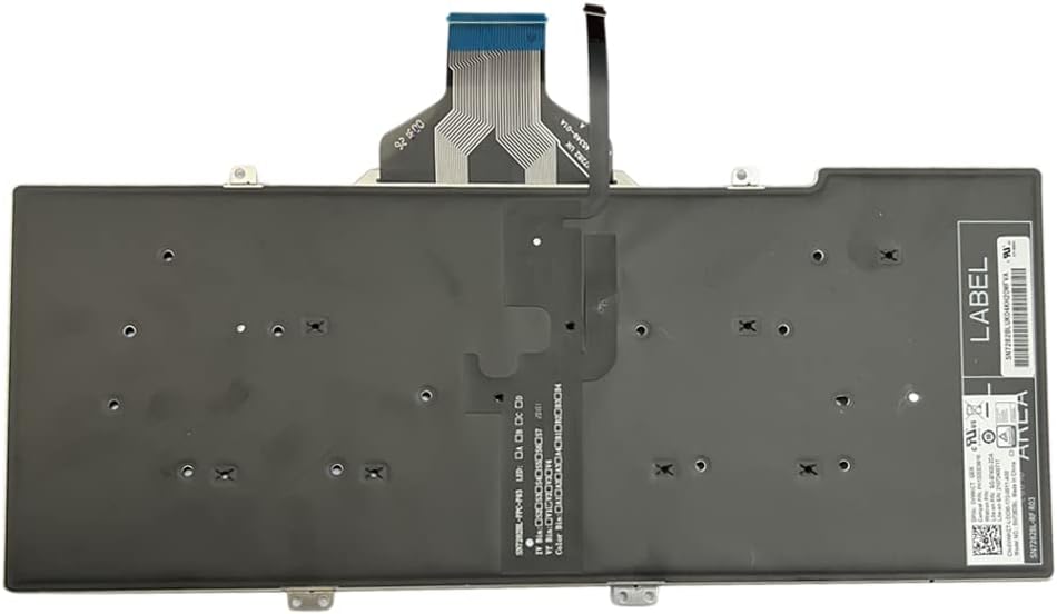 Gintai Ersatztaste Tastatur Deutsch Keyboard QWERTZ Backlit für Dell Latitude 7400 7410 5400 5401 54
