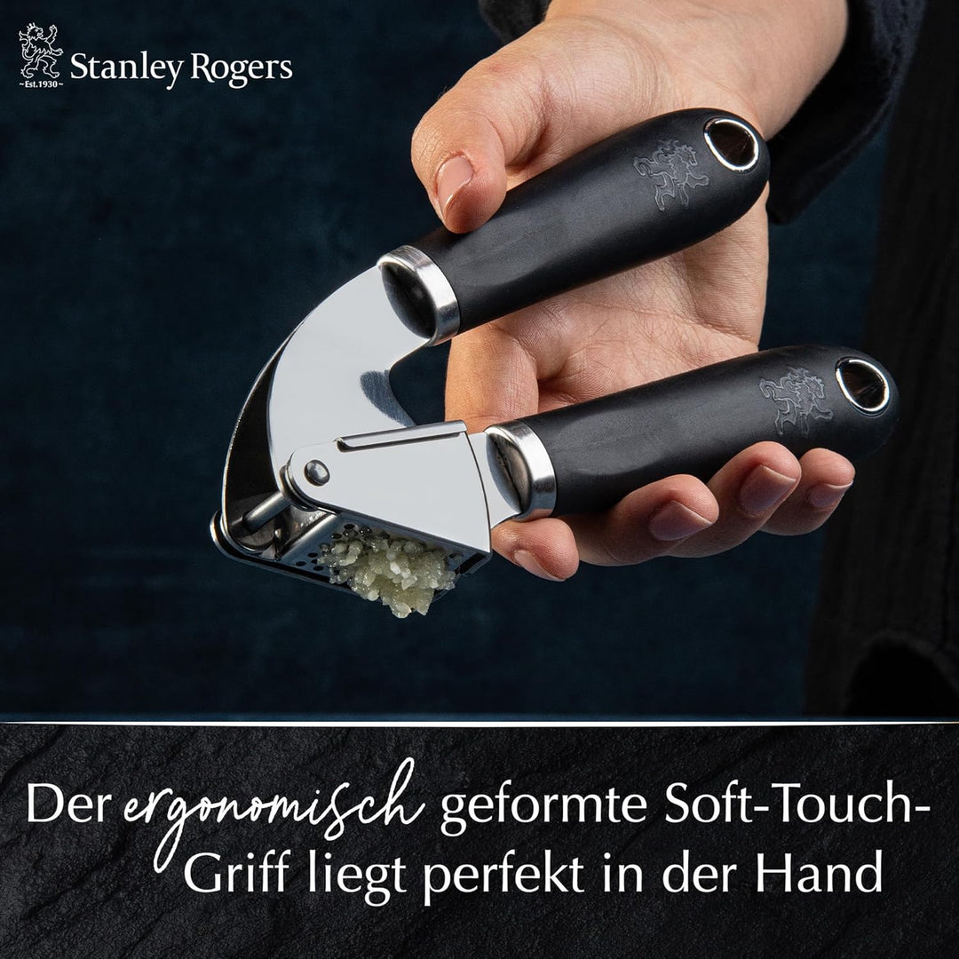 Stanley Rogers Knoblauchpresse Pride – Frischer Knoblauch ganz einfach mit der Handpresse gepresst –