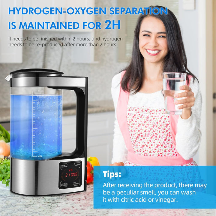 2L Wasserstoff Wassergenerator mit SPE und PEM Technologie, Verbesserte Version Wasserstoff Generato
