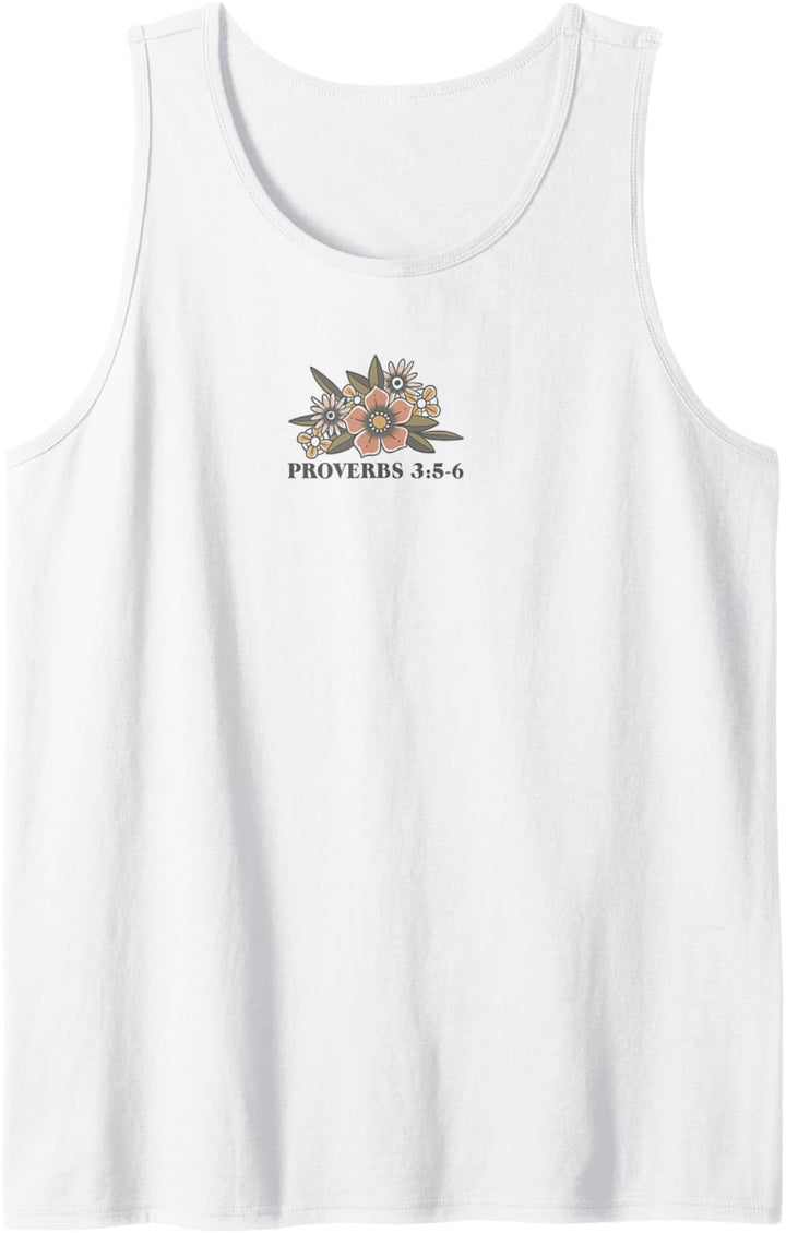 Trendy Proverbs 3:5-6 Trust In The Lord With All Your Heart Tank Top