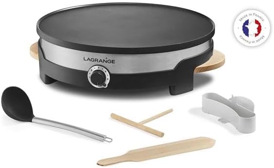 Lagrange 109016 Crêpespfanne Maxi Crepes + 3 Schokobläser