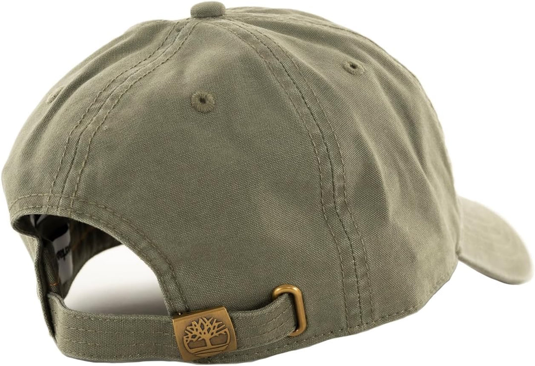 Timberland Herren-Baseballmütze mit Lederaufnäher-Logo Einheitsgrösse Grün, Einheitsgrösse Grün