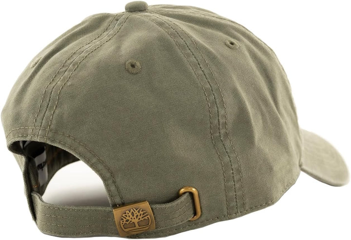 Timberland Herren-Baseballmütze mit Lederaufnäher-Logo Einheitsgrösse Grün, Einheitsgrösse Grün