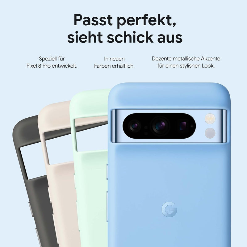 Google Pixel 8 Pro Case – Langlebiger Schutz – Fleckenabweisendes Silikon – Schutzhülle für Android-