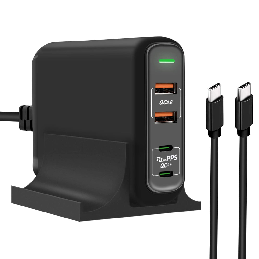 USB C Ladegerät,Cshare 150W 4-Port USB C Netzteil 100W PD 3.0 PPS QC 3.0 Schnellladegerät Kompatibel