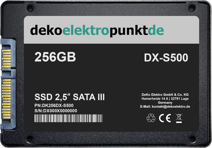 256GB SSD Festplatte passend für Acer Aspire V3-331-P5T1 V3-331-P1WA V3-371-303V 256GB - SSD, 256GB