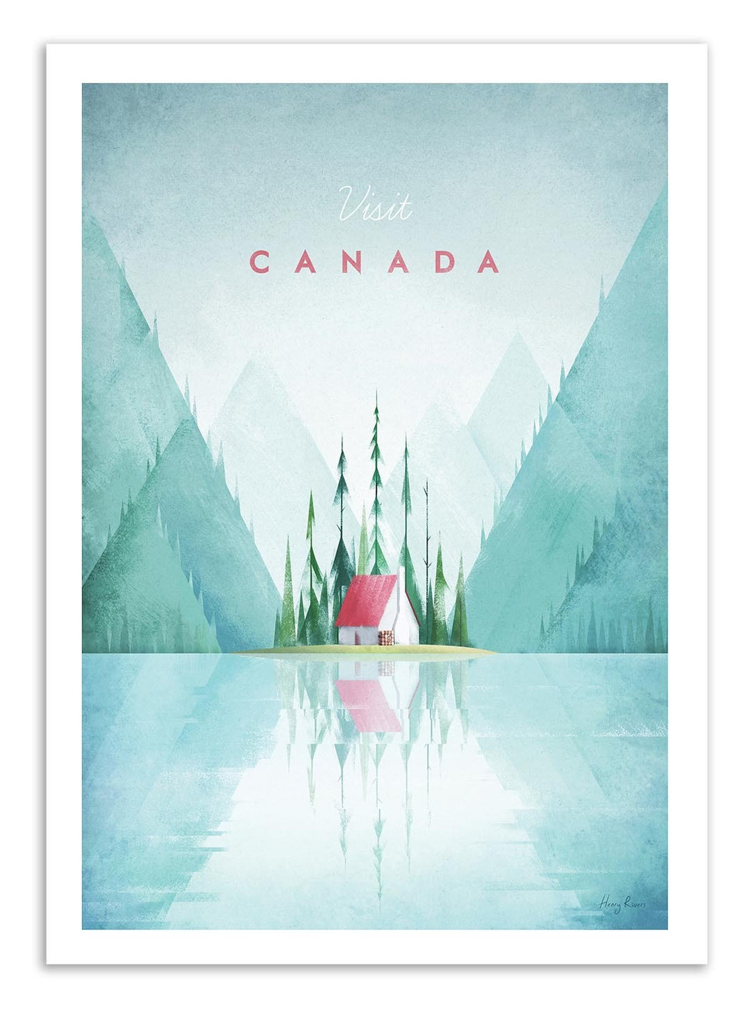 Art-Poster - Visit Canada - Henry Rivers - 50 x 70 cm