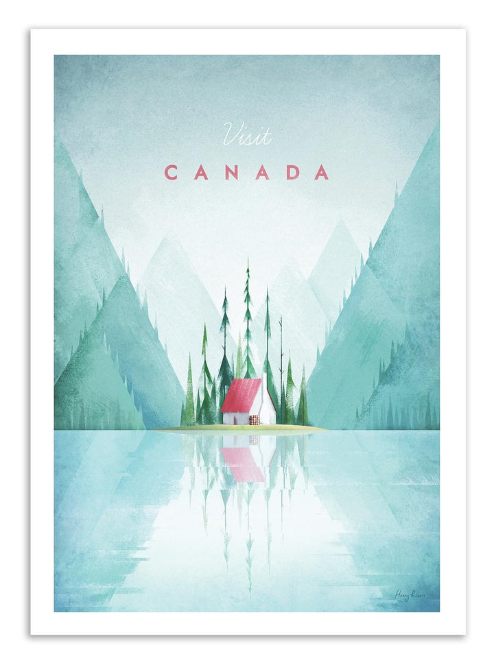 Art-Poster - Visit Canada - Henry Rivers - 50 x 70 cm