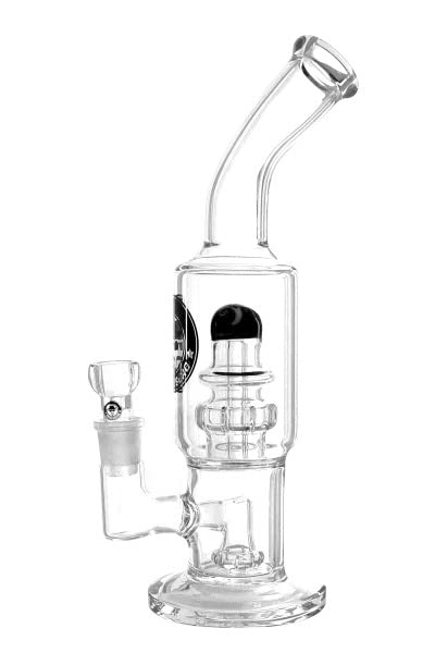 Heisenberg FORGE TWO stemless Glasbong, 18.8mm Schliff, mit Showerhead und Ufo Perkolator